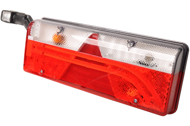 Aspock Feu arrière Aspock Europoint 3 LED - gauche - 24V - ASS2 connecteur 7 broches - y compris feu de gabarit