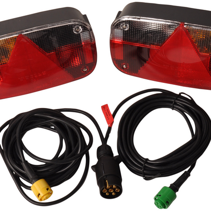 Aspock Kit d'éclairage 7 broches Aspöck Multipoint 3 avec 5 mètres de câble principal