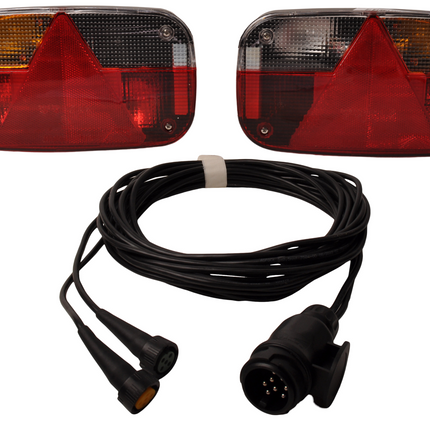 Aspock Kit d'éclairage Aspock Multipoint 3 - 13 broches - choisissez le câble principal souhaité