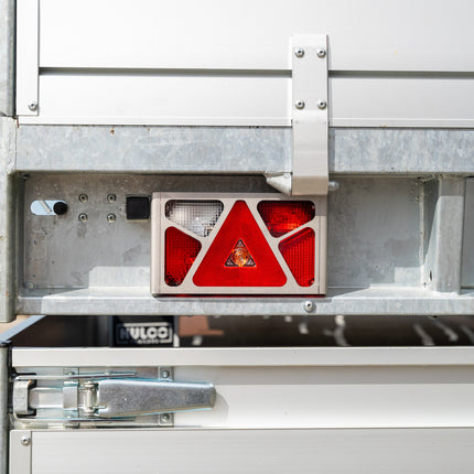 Aspock Kit d’éclairage Aspöck Multipoint 5 avec grilles de protection en acier inoxydable – 13 broches – choisissez la longueur du câble principal souhaitée