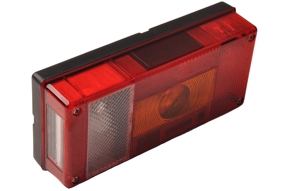 Aspock Midipoint 1 - Feu arrière - 24-6210-007 - 5 pôles - droit - 220x100x52 mm