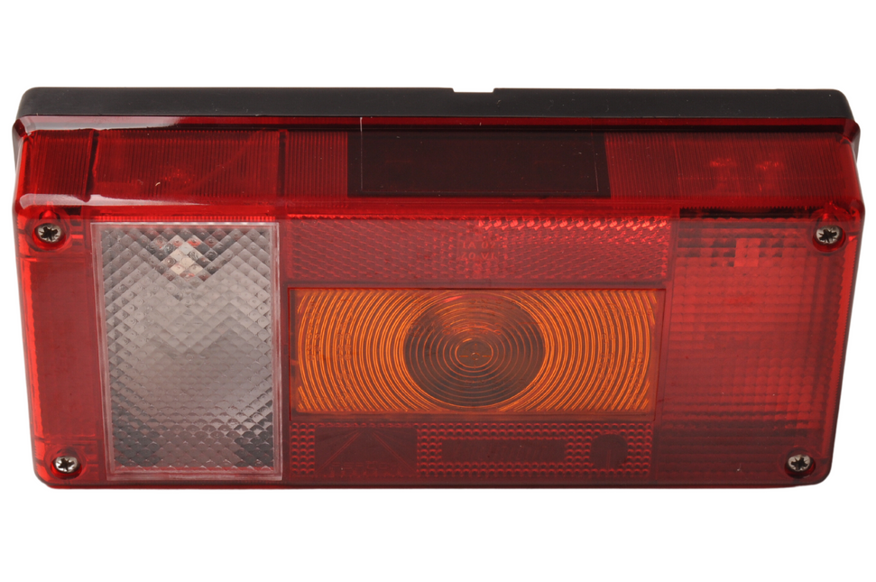 Aspock Midipoint 1 - Feu arrière - 24-6210-007 - 5 pôles - droit - 220x100x52 mm