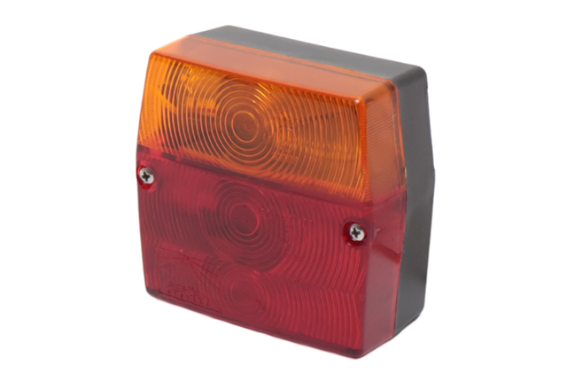 Aspock Minipoint - Feu arrière - 5 broches - gauche/droit avec éclairage de la plaque d'immatriculation