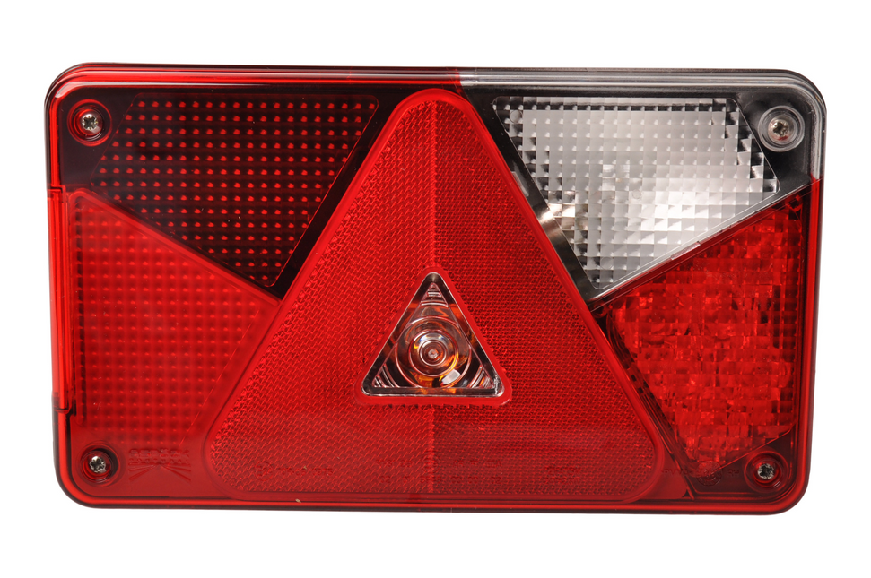 Aspock Multipoint 5 - feu arrière - 5 broches - droit - feu arrière LED et feu stop