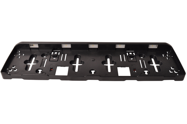 Aspock Porte-plaque d'immatriculation étanche incluant éclairage LED - 540x145x37 mm