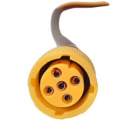 Aspock Raccords Aspöck à gauche (jaune) et à droite (vert)