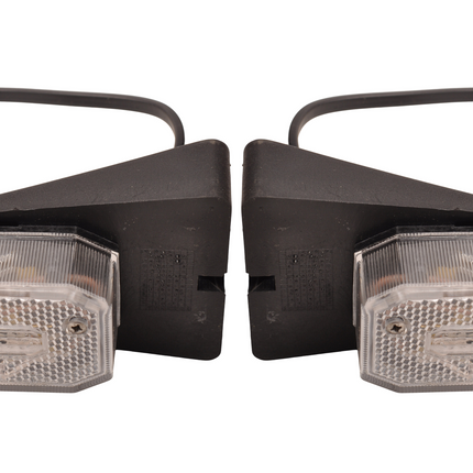 Aspock Set de 2 feux de position Aspöck Flexipoint - blanc - 50 cm