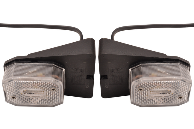 Aspock Set de 2 feux de position Aspöck Flexipoint - blanc - 50 cm