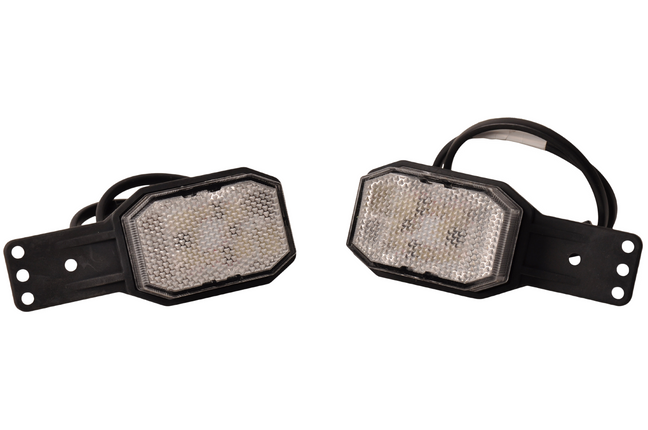 Aspock Set de 2 feux de position LED Aspöck Flexipoint - rouge/blanc - 50 cm