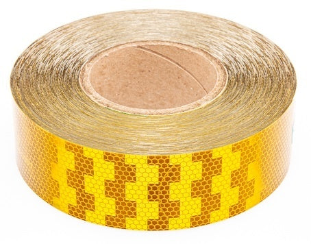 Avery 50 mètres de ruban adhésif réfléchissant pour surfaces dures - orange/jaune