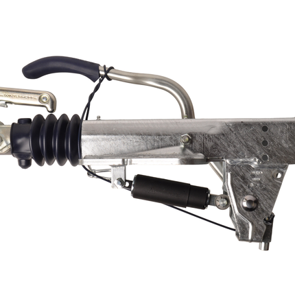 BPW BPW Frein à inertie pour remorque ZAF2,0-3 - 2000 kg de capacité de traction maximale - montage supérieur - y compris le support de la roue jockey