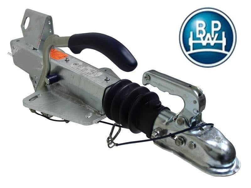 BPW Frein à inertie pour remorque ZAF2.0-3 soubassement (2000kg) - y compris le support de la roue jockey