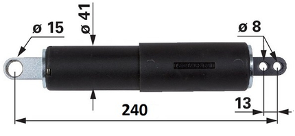 BPW Ressort de frein à main BPW – compatible avec frein à inertie BPW ZAF 1,6-3