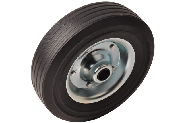 Cantonal 200x60 mm Galet avec jante en acier pour Roues jockey