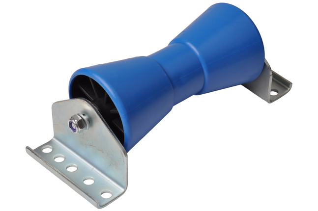 Cantonal 200x85 mm Jeu de rouleaux de quille - bleu - complet sur support