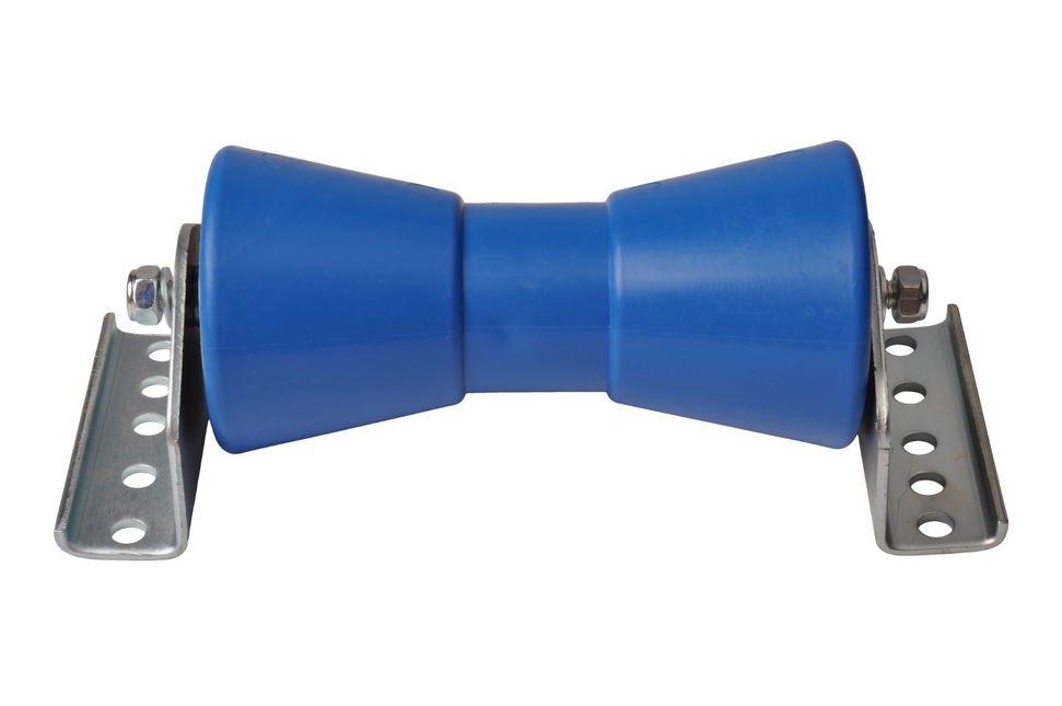 Cantonal 200x85 mm Jeu de rouleaux de quille - bleu - complet sur support