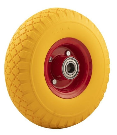 Cantonal 3.00-4 Roue de diable - pneu plein et jante en acier - capacité de charge maximale 100 kg - diamètre trou d'axe/nombre de moyeux 20 mm - roulements à billes inclus