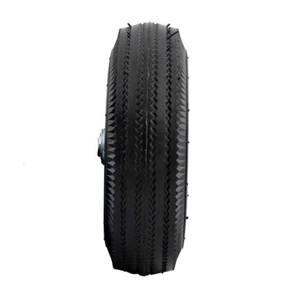 Cantonal 3.50-4 Roue de diable - bandage pneumatique et jante en acier - charge maximale 75 kg - trou d'axe/diamètre de moyeu 16 mm - roulements à billes inclus