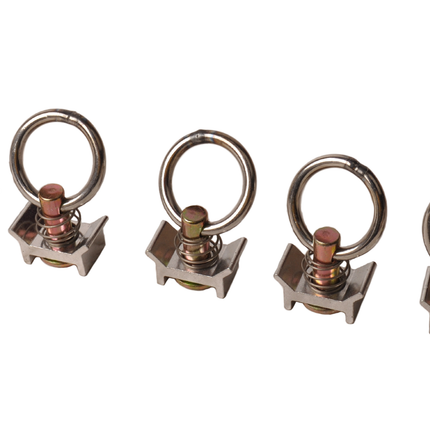 Cantonal 5 anneaux d'arrimage pour rails de sécurisation de charge