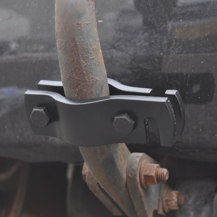 Cantonal Accouplement auxiliaire pour câble de rupture sur crochet de traction (pièce auto) - noir