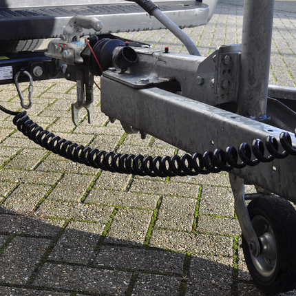 Cantonal Adaptateur câble spiralé 7 fils avec prise 13 broches & prise 7 broches - 90 à 250 cm