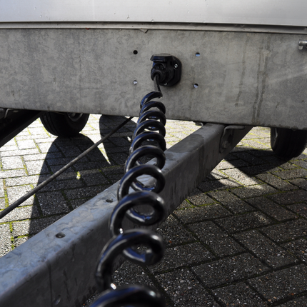 Cantonal Adaptateur câble spiralé 7 fils avec prise 13 broches & prise 7 broches - 90 à 250 cm