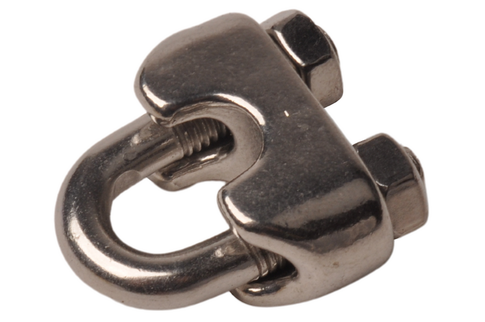 Cantonal Agrafe RVS pour fil d'acier (6 mm)