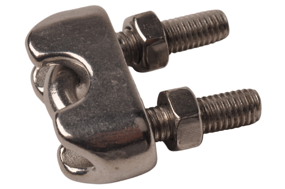 Cantonal Agrafe RVS pour fil d'acier (6 mm)