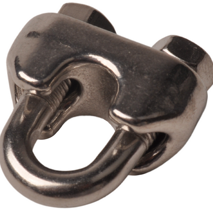 Cantonal Agrafe RVS pour fil d'acier (6 mm)