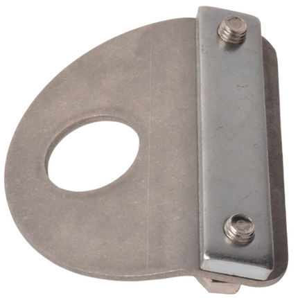 Cantonal Anneau d'arrimage 90x74 mm - contrepartie 90x18x6 mm incluse - convient aux Remorques Anssems - ensemble de 4 pièces