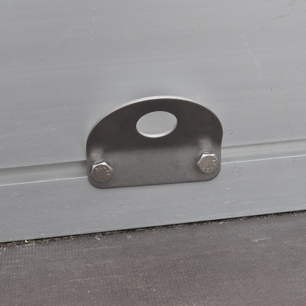 Cantonal Anneau d'arrimage 90x74 mm - contrepartie 90x18x6 mm incluse - convient aux Remorques Anssems