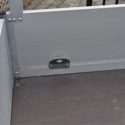 Cantonal Anneau d'arrimage 90x74 mm - contrepartie 90x18x6 mm incluse - convient aux Remorques Anssems