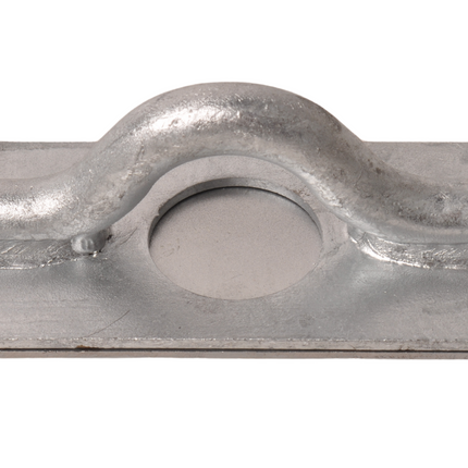 Cantonal Anneau d'arrimage avec contreplaque - matériau en acier galvanisé - adapté aux modèles Ifor Williams GX Plant Trailer