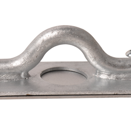 Cantonal Anneau d'arrimage avec contreplaque - matériau en acier galvanisé - adapté aux modèles Ifor Williams GX Plant Trailer