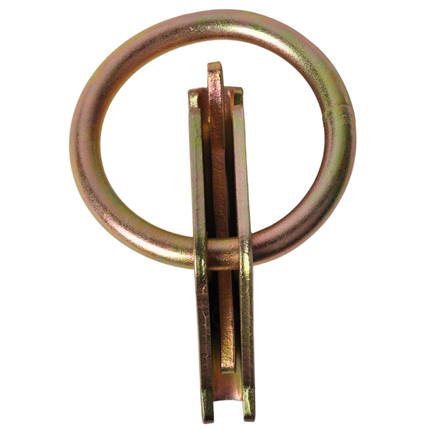 Cantonal Anneau de fixation pour rails d'arrimage de camion 80x14 mm