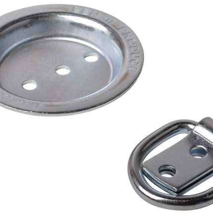 Cantonal Anneau de montage rond encastré 79x13 mm - ensemble de 4 pièces