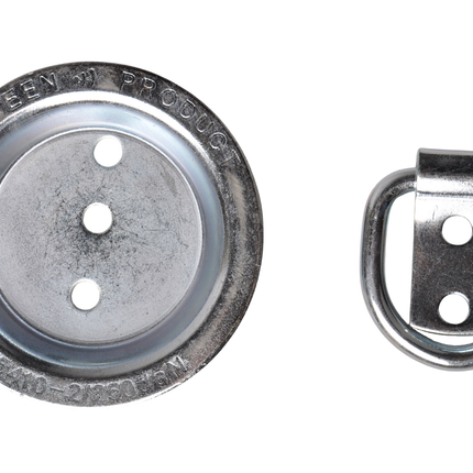 Cantonal Anneau de montage rond encastré 79x13 mm - ensemble de 4 pièces