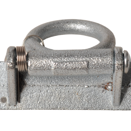 Cantonal Anneau de sol avec ressort 90x23 mm