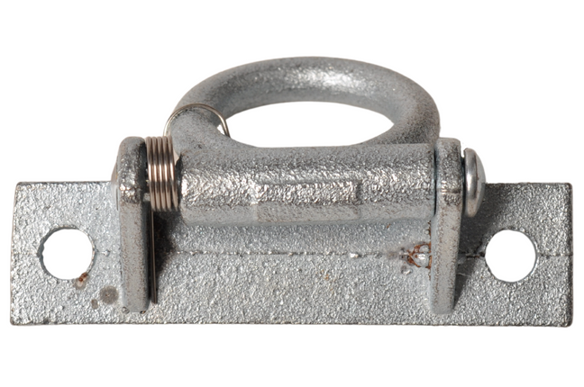 Cantonal Anneau de sol avec ressort 90x23 mm