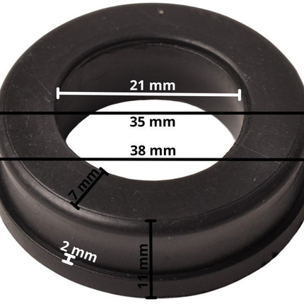 Cantonal Anneau noir pour les roulements (20 mm)