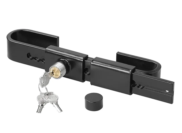 Cantonal Antivol de conteneur adapté aux camions et conteneurs - réglable de 22 à 43 cm - acier trempé