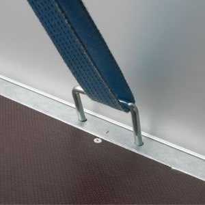 Cantonal Arceau d'arrimage avec tige filetée 10 mm 800 DaN