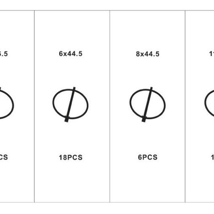 Cantonal Assortiment de goupilles de sécurité 50 pièces