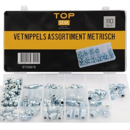 Cantonal Assortiment de graisseurs métriques 110 pcs.