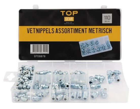 Cantonal Assortiment de graisseurs métriques 110 pcs.