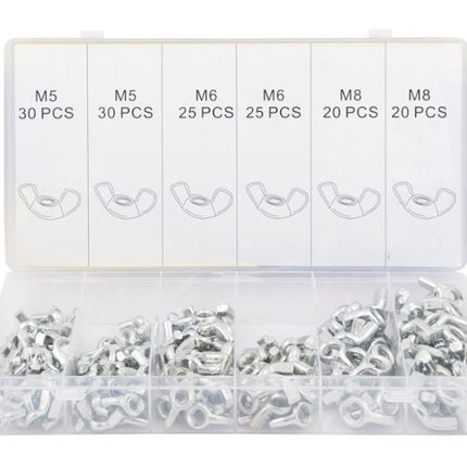 Cantonal Assortiment d'écrous à oreilles 150 pièces