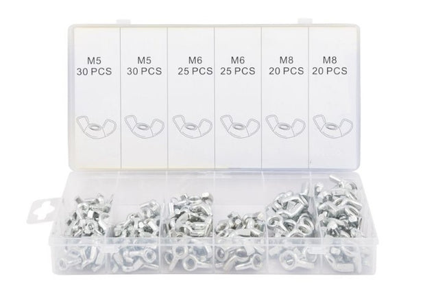 Cantonal Assortiment d'écrous à oreilles 150 pièces