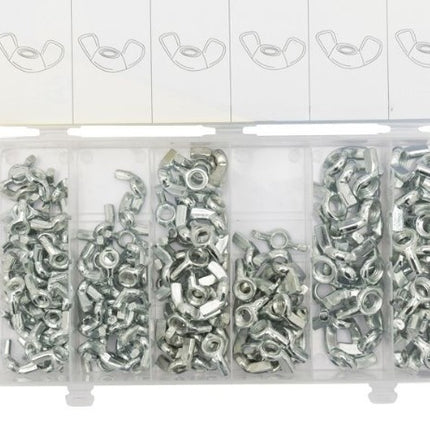 Cantonal Assortiment d'écrous à oreilles 150 pièces