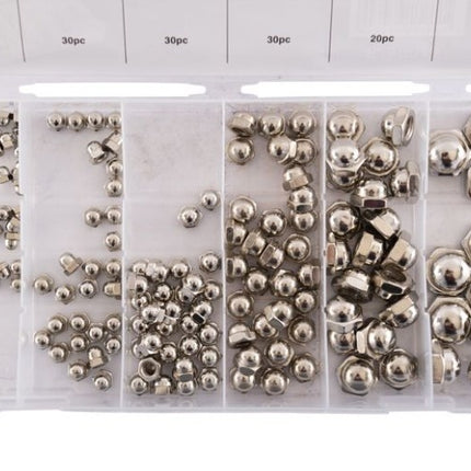 Cantonal Assortiment d'écrous borgnes 150 pièces