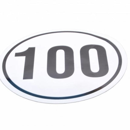 Cantonal Autocollant Tempo 100 km pour l'Allemagne - diamètre de 200 mm